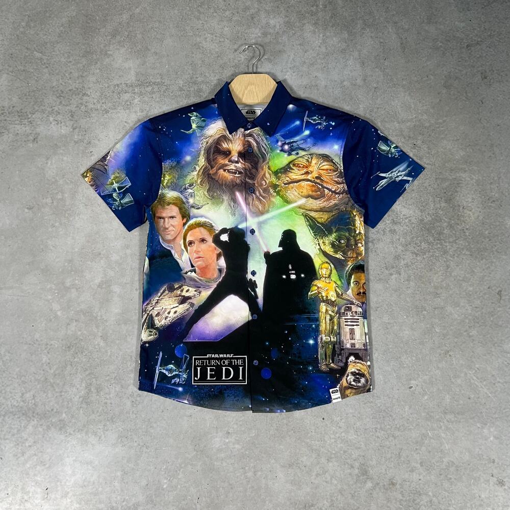 Star Wars x Loungefly Return of the Jedi Men's Shirt Size Small